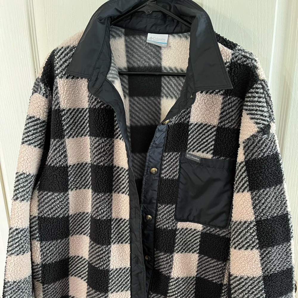 Columbia button down fleece xl